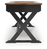 Side profile of the Wildenauer home office desk