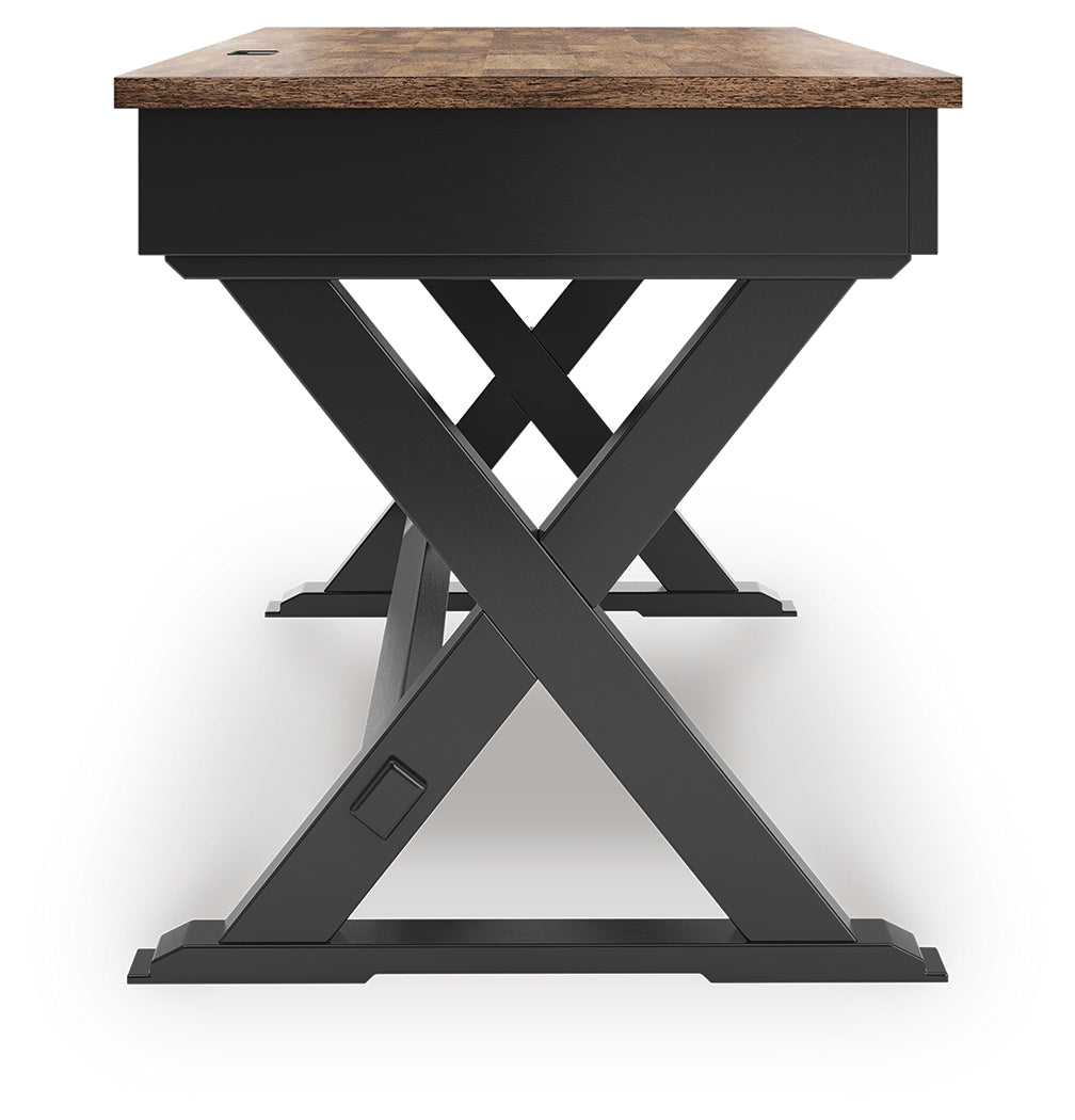 Side profile of the Wildenauer home office desk
