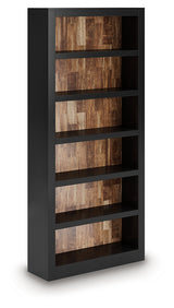 Wildenauer 75 inch bookcase straight-on front view