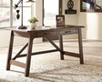 Baldridge Rustic Brown Home Office Desk front view