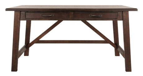 Baldridge Home Office Desk angled front view