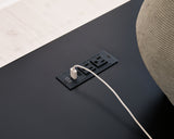 Kallari Credenza USB and power outlet detail