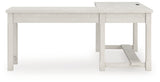 Back view of Robbinsdale L-Shaped Home Office Desk