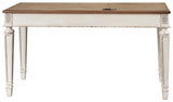 Realyn desk rear view showing finish