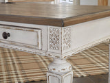 Realyn desk finish close-up