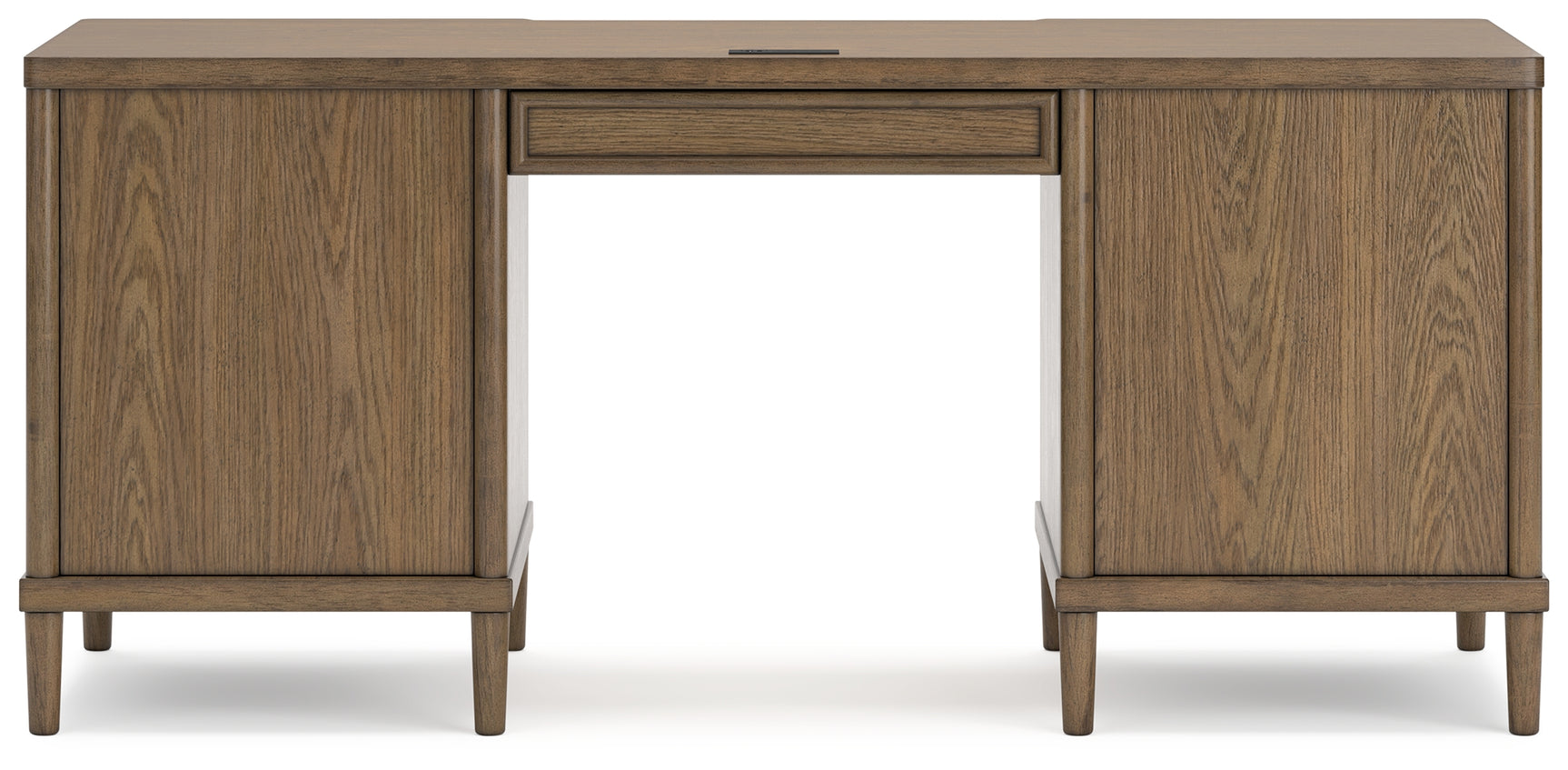 Roanhowe Brown Home Office Desk and Storage
