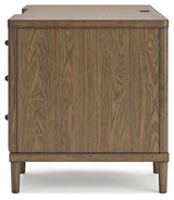 Roanhowe Brown Home Office Desk and Storage