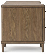 Roanhowe Brown Home Office Desk and Storage