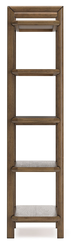 Roanhowe Brown Home Office Desk and Storage