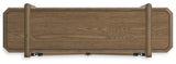 Roanhowe Brown Home Office Desk and Storage