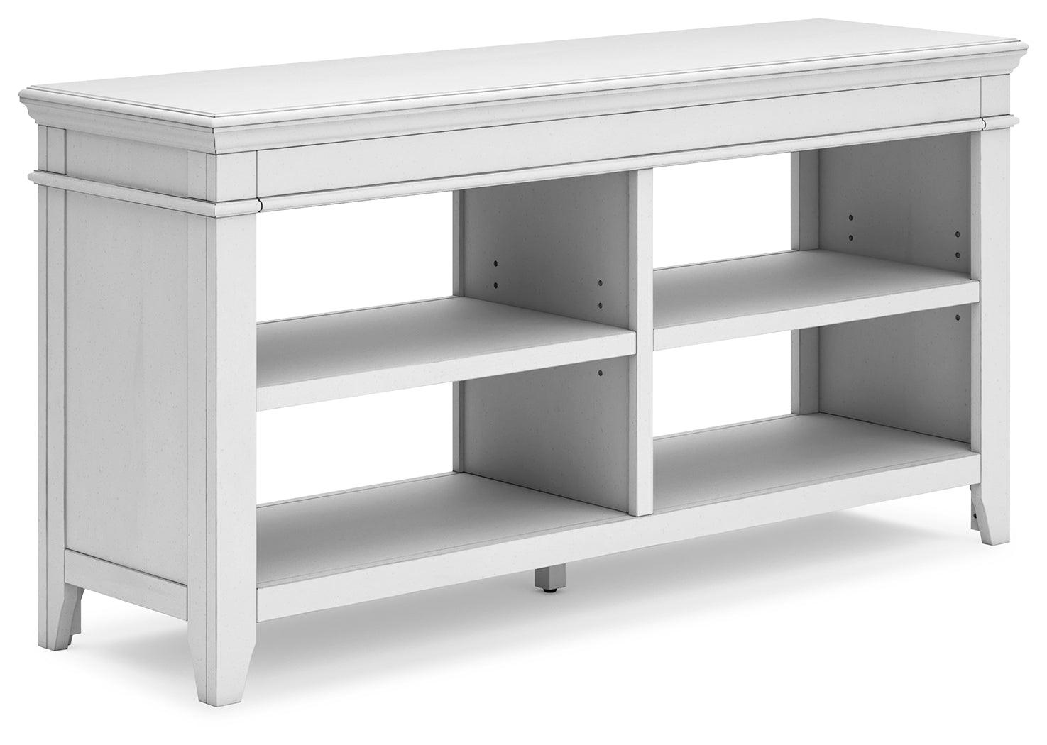 Kanwyn Whitewash Credenza side view