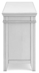 Kanwyn Whitewash Credenza side profile
