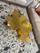 Amelia Gold Coffee Table ambient living room setting