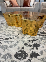 Amelia Gold Coffee Table modern styling detail