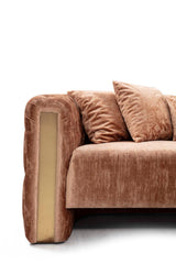 Main frontal perspective of Eleanor Plush Sofa and Loveseat