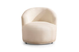 Emily Ivory Boucle Accent Chair
