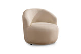 Emily Ivory Boucle Accent Chair