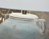 Side detail of Shawburg table lamp hardware