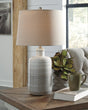 Marnina Taupe Table Lamp (Set Of 2) - Ella Furniture