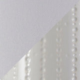 Glossy white finish of Steuben ceramic lamp base