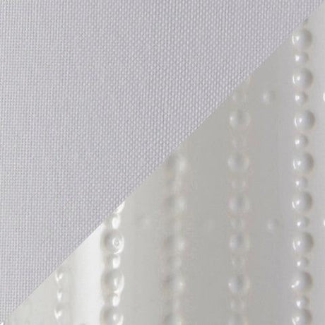 Glossy white finish of Steuben ceramic lamp base