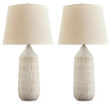 Willport Off White Table Lamp (Set Of 2) - Ella Furniture