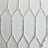 Close detail of Wardmont lamp antiqued white ceramic finish