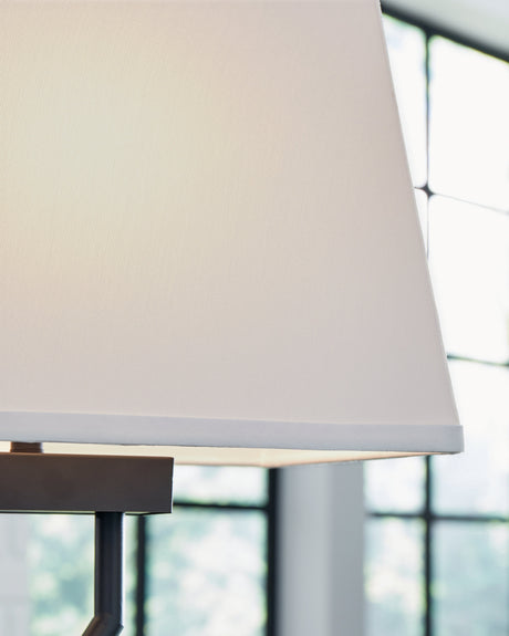 Detailed look at lamp base and USB-C charging port