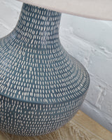 Top detail of Schylarmont lamp base finish