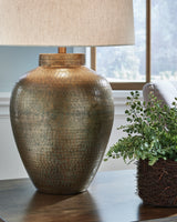 Dimension label for Madney 2-piece lamp set