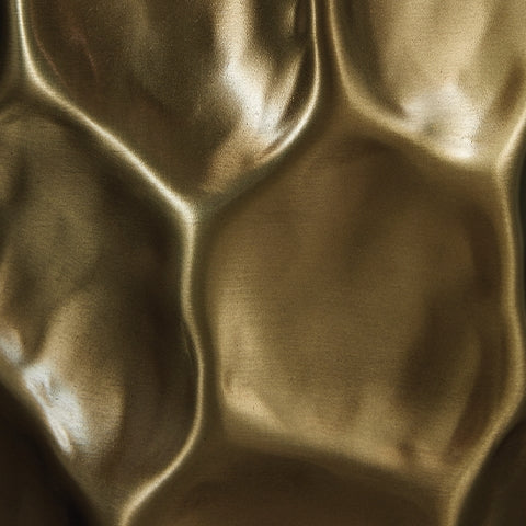 Close-up of Marshawn lamp gold finish texture