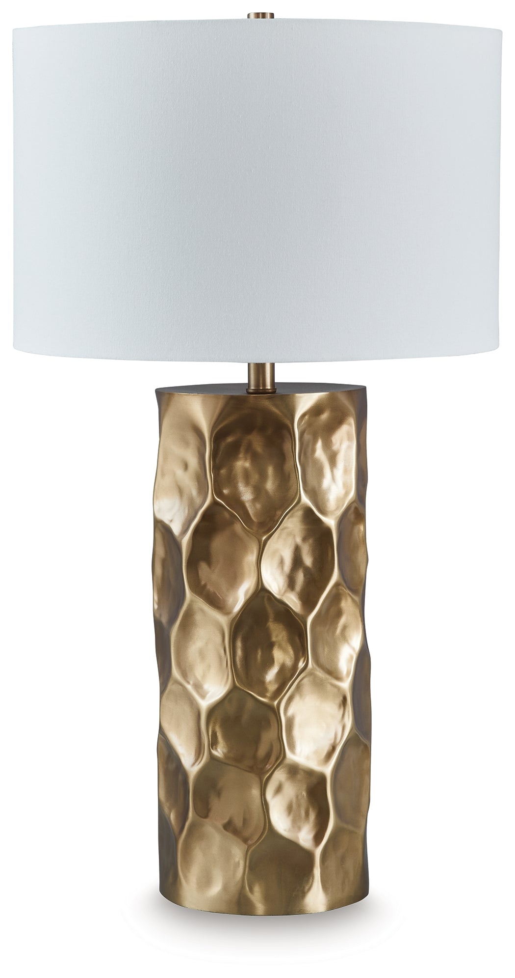 Marshawn Table Lamp side view showing shade detail