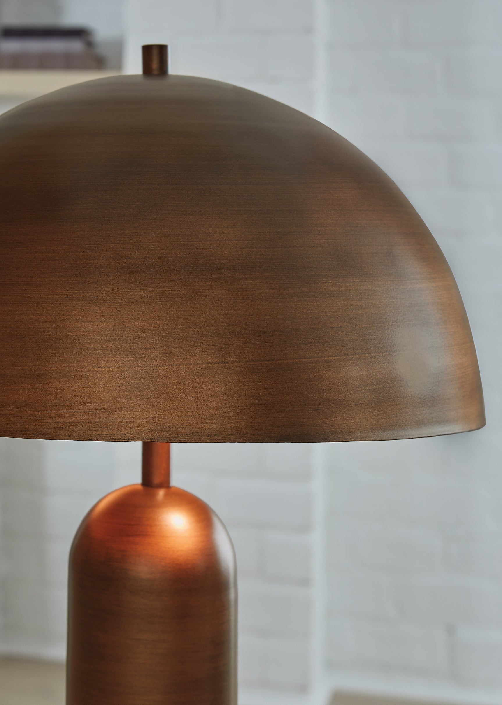 Close-up of Wendfield lamp finish detail