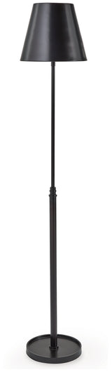 Wimner Floor Lamp close-up of metal empire shade
