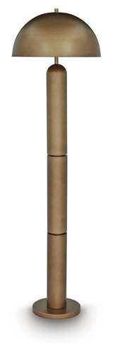 Wendfield Antique Gold Finish Floor Lamp view 2