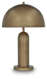 Wendfield table lamp side angle showing column base