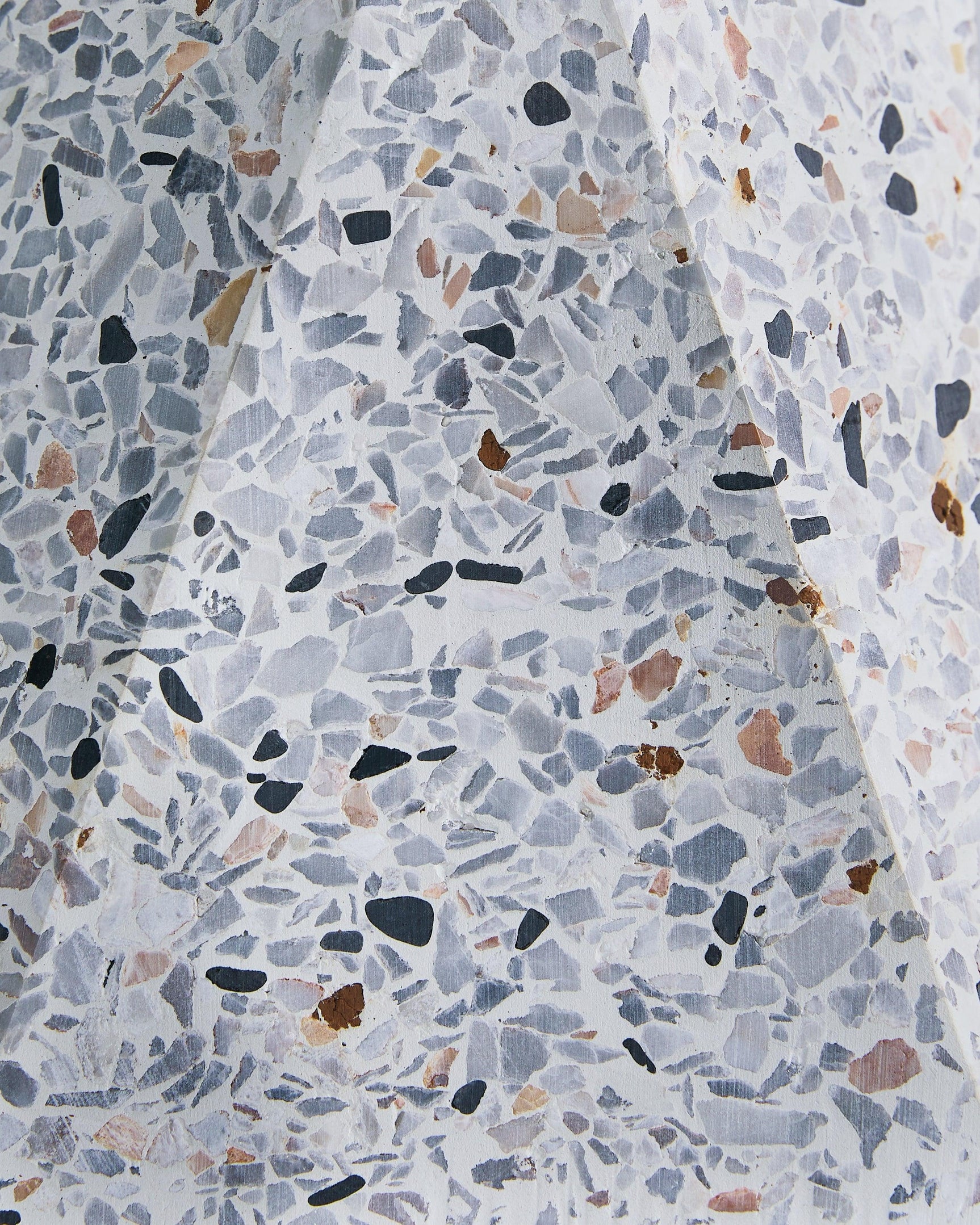 Maywick White Terrazzo Table Lamp close-up detail