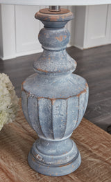 Lamp shade texture and base detailing on Cylerick lamp