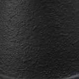 Side angle of Luanndon black buffet lamp with shade