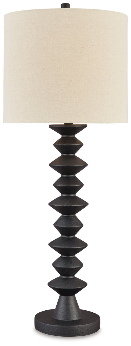 Detail of Luanndon lamp base finish
