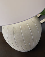 Detail of Calbert table lamp textured base