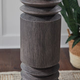 Fainwell floor lamp carved base detail