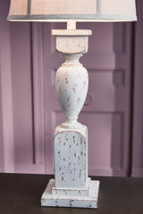 Detailed view of Madsbrook lamp fabric shade