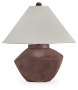 Side detail of Honsworth Table Lamp base and shade