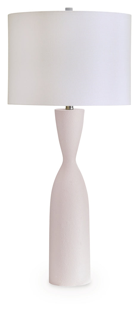 Davinford Table Lamp side profile highlighting slim cinched base