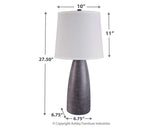 Shavontae lamps showing height and shape