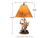 Derek Brown lamp dimension diagram