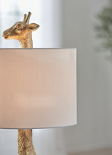 Side angle of Ferrison giraffe base and shade