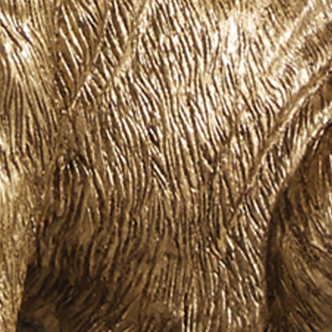 Wadeland gold finish table lamp fabric and resin material swatch