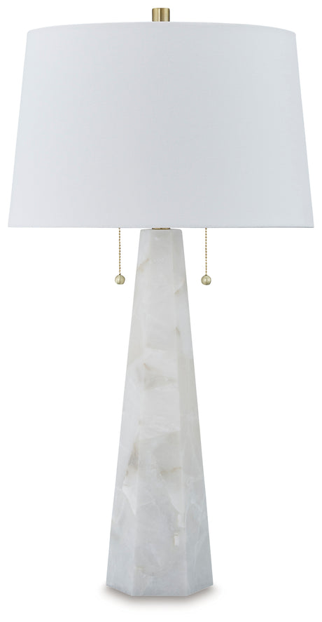 Laurellen table lamp base detail